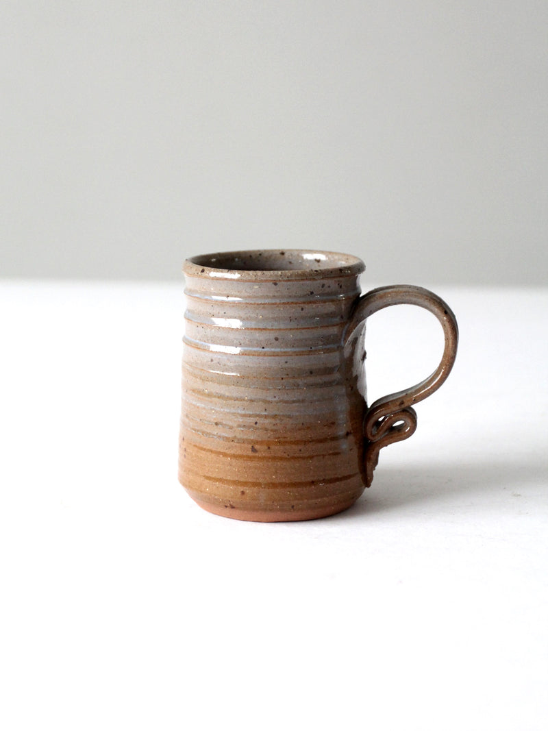 vintage studio pottery mug