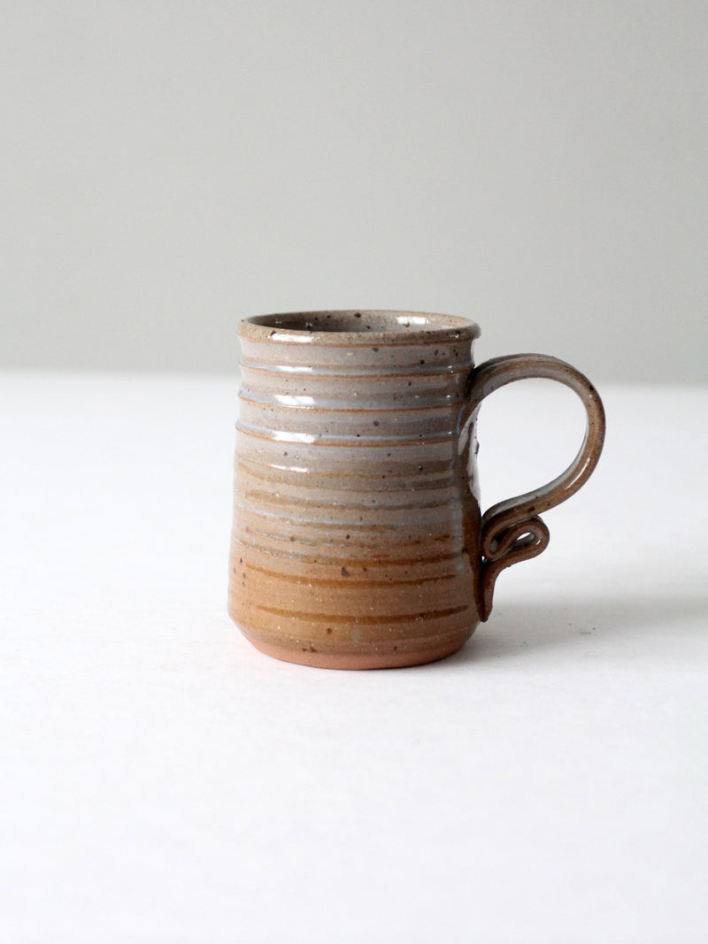 vintage studio pottery mug