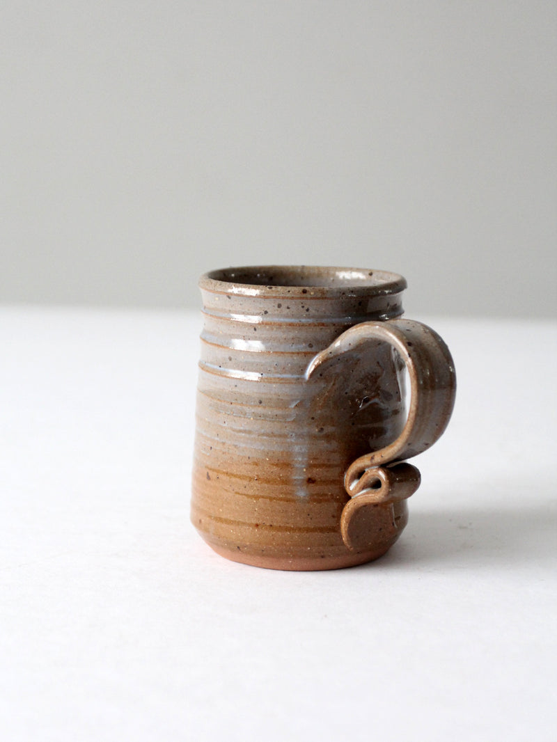 vintage studio pottery mug