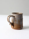 vintage studio pottery mug