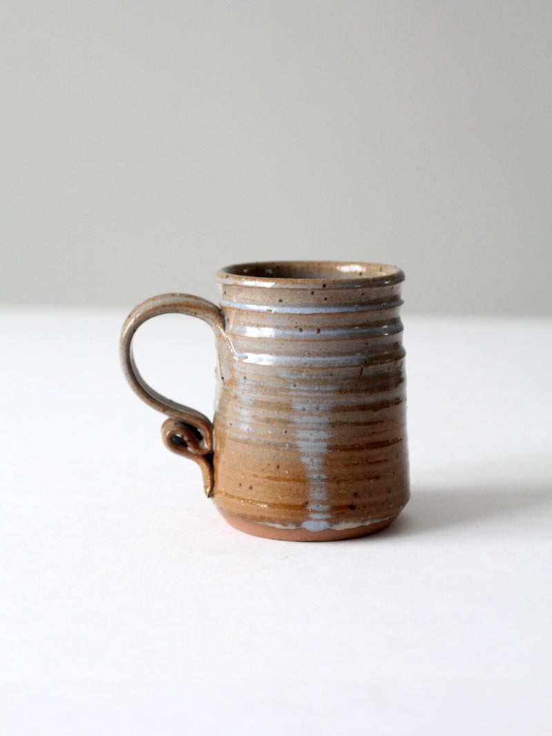 vintage studio pottery mug