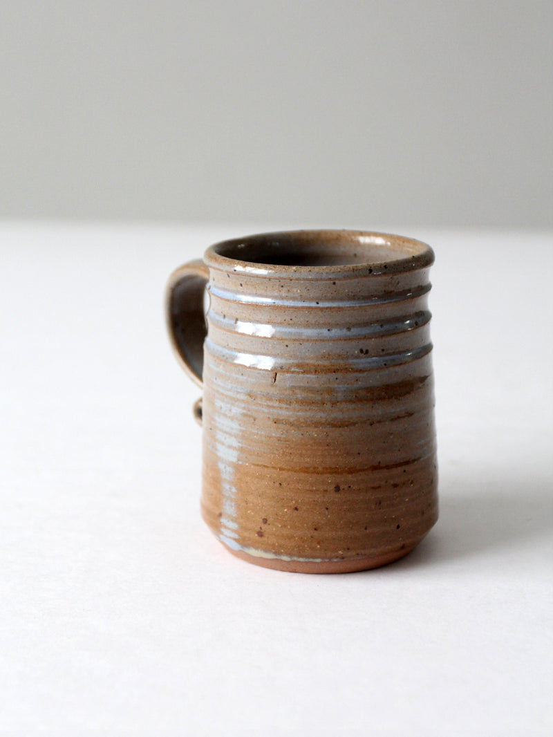 vintage studio pottery mug