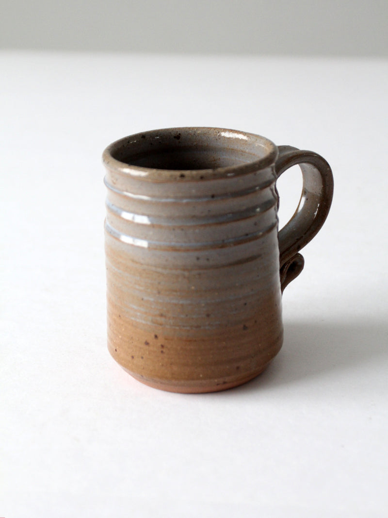 vintage studio pottery mug