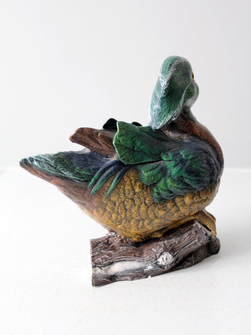 vintage ceramic duck figurine