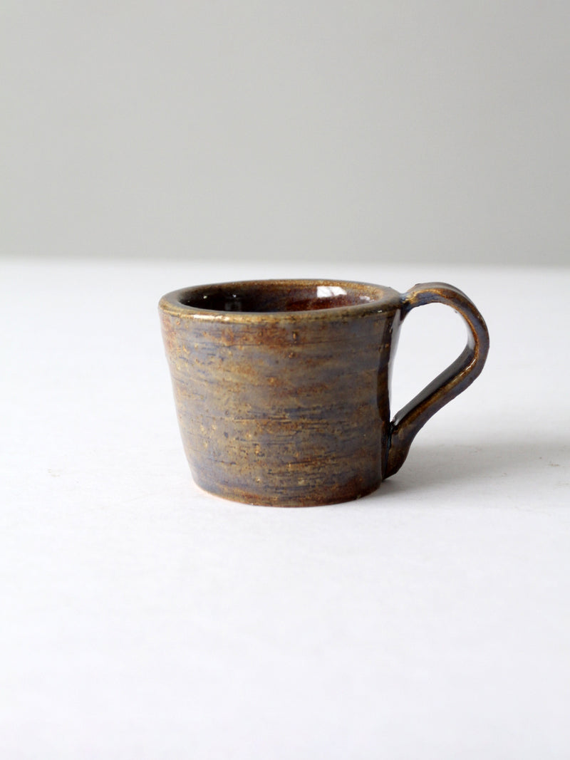 vintage studio pottery mug