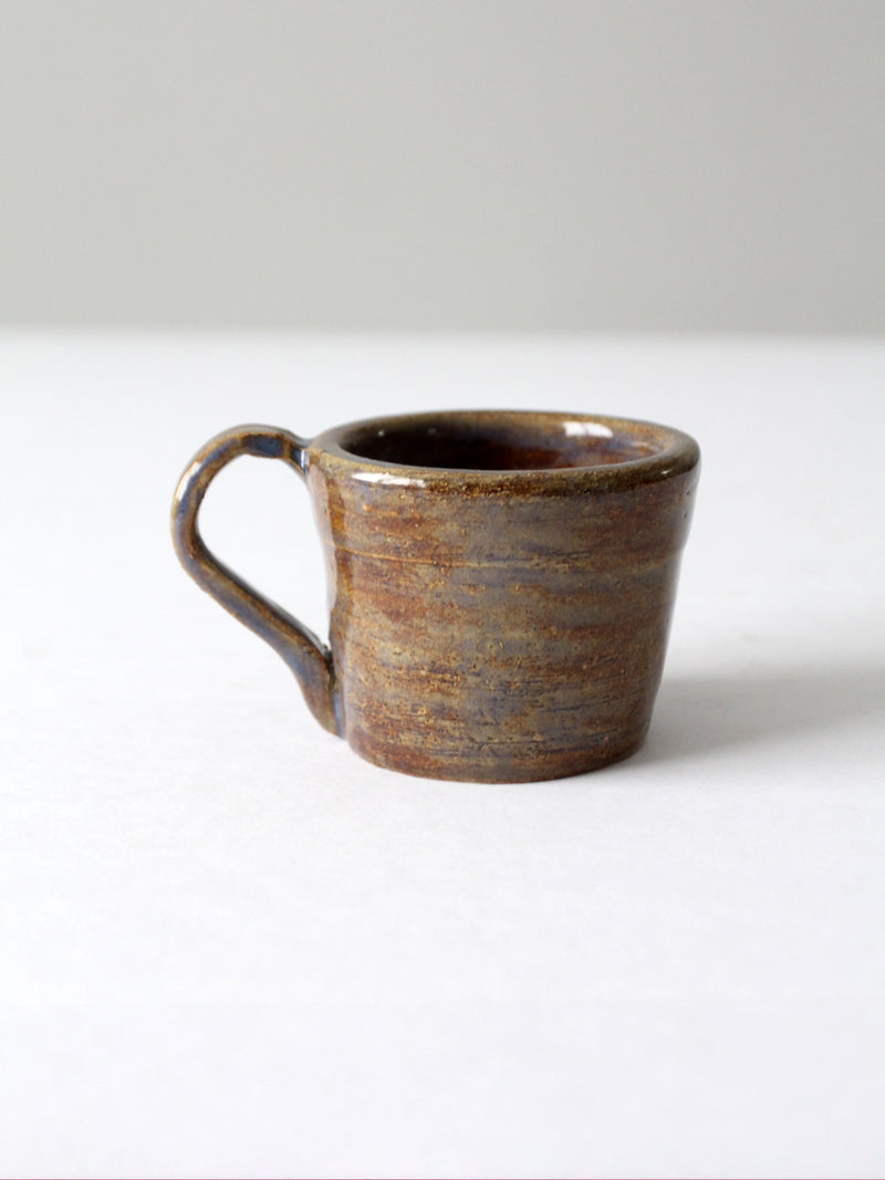 vintage studio pottery mug