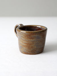 vintage studio pottery mug