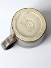 vintage studio pottery mug