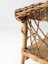 antique wicker children's chair