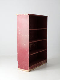 antique primitive bookcase shelf