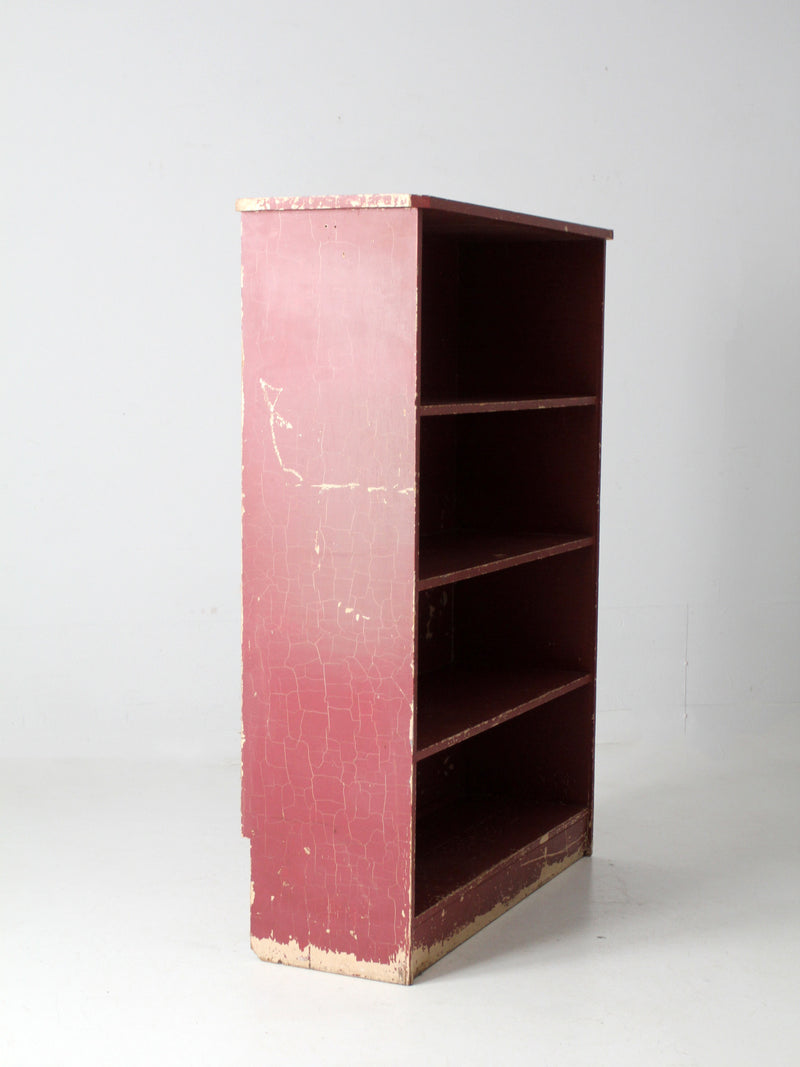 antique primitive bookcase shelf