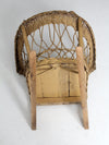 antique wicker children's chair