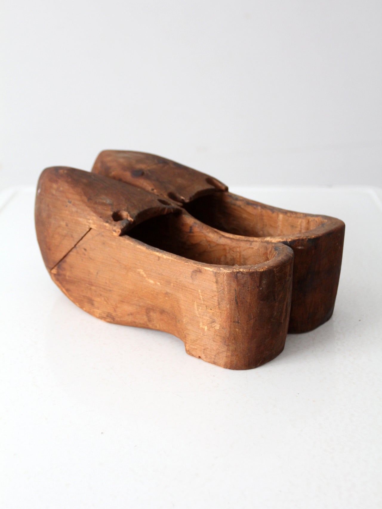 Antique wooden clogs deals