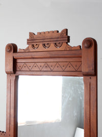 antique Victorian dresser with mirror