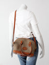 vintage Dooney & Burke crossbody satchel