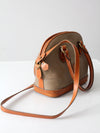 vintage Dooney & Burke crossbody satchel