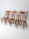 antique dragon press back side chairs set of 4