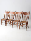 antique dragon press back side chairs set of 4