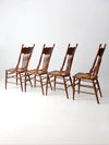 antique dragon press back side chairs set of 4