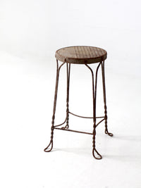 antique bistro stool