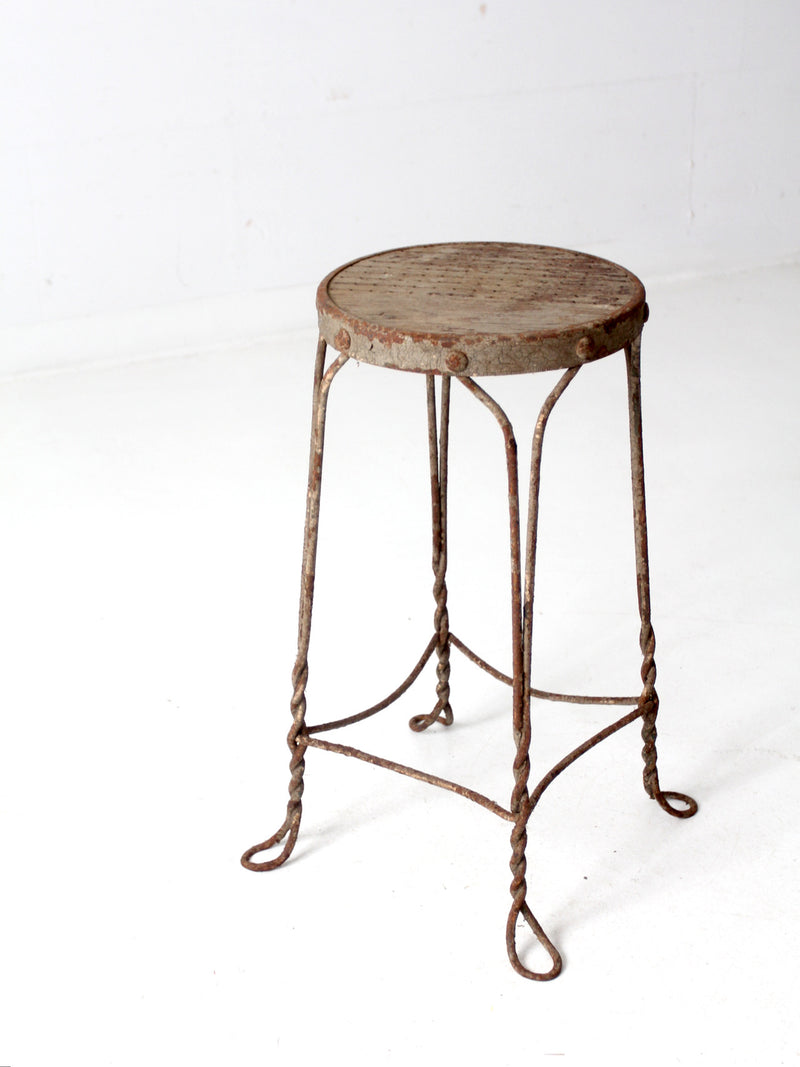 antique bistro stool