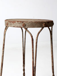 antique bistro stool