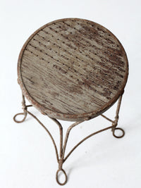 antique bistro stool