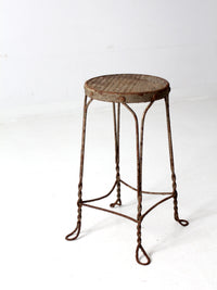 antique bistro stool