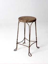 antique bistro stool