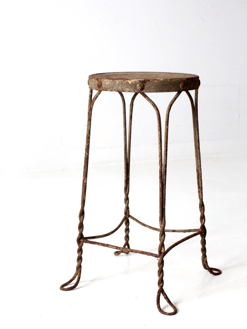 antique bistro stool