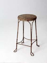 antique bistro stool