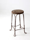 antique bistro stool