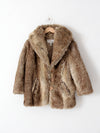 vintage faux fur jacket