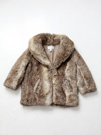 vintage faux fur jacket