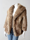 vintage faux fur jacket