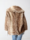 vintage faux fur jacket