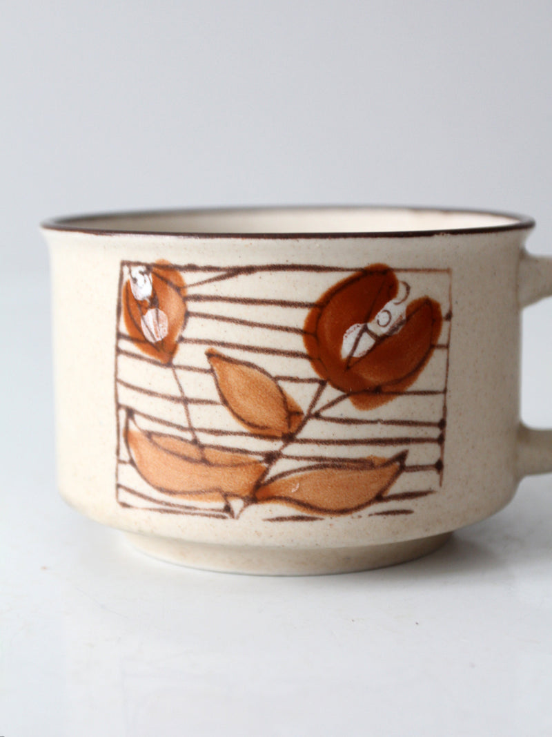 vintage Japanese Otagiri style stoneware mug