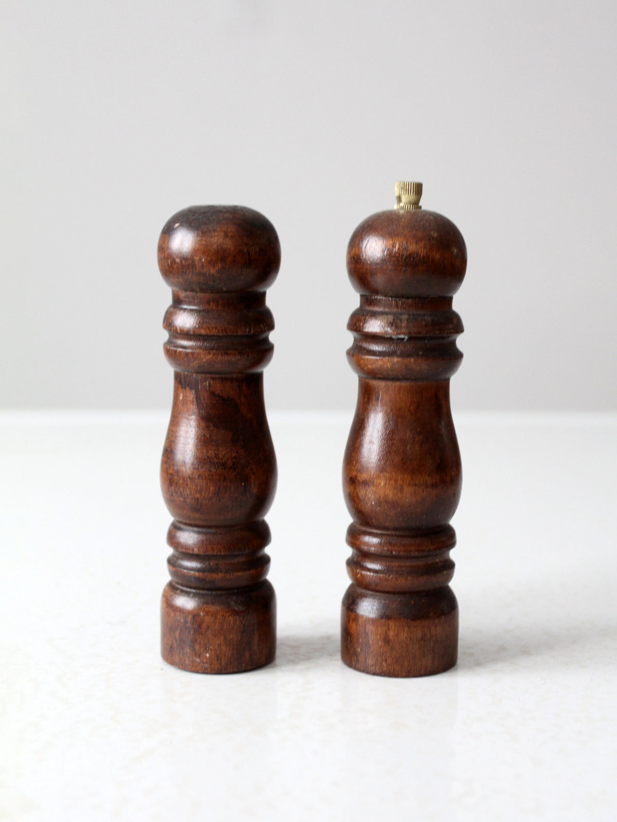 vintage salt & pepper mill set