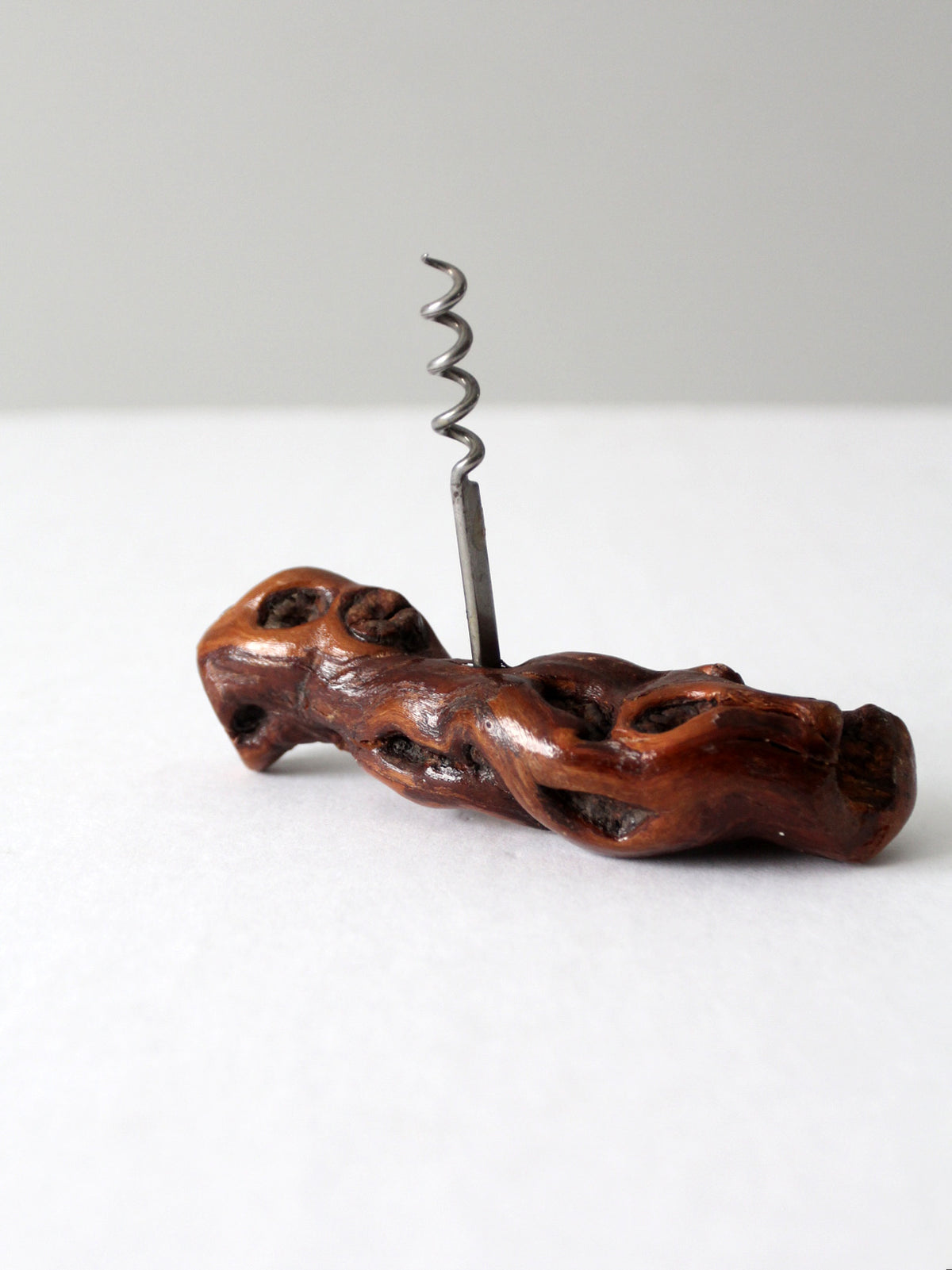 vintage burlwood corkscrew