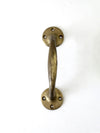 vintage brass door handle