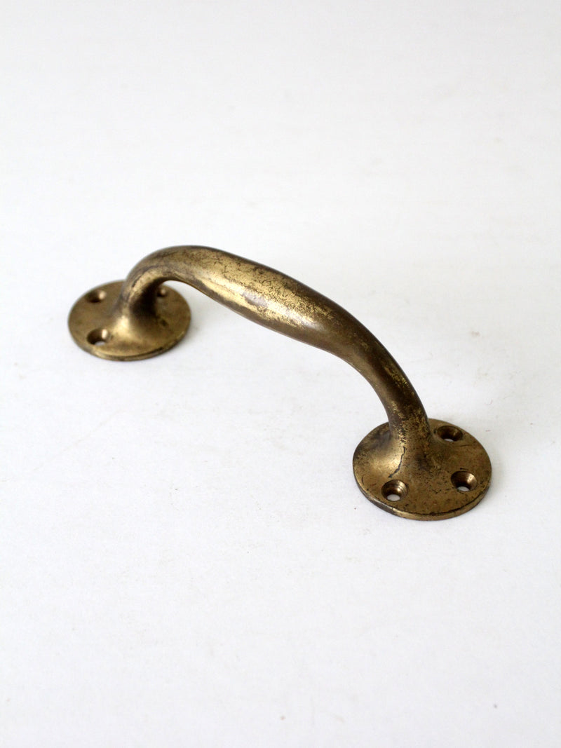 vintage brass door handle