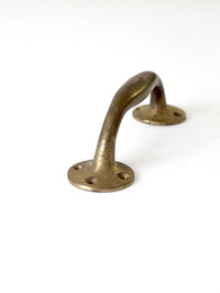 vintage brass door handle