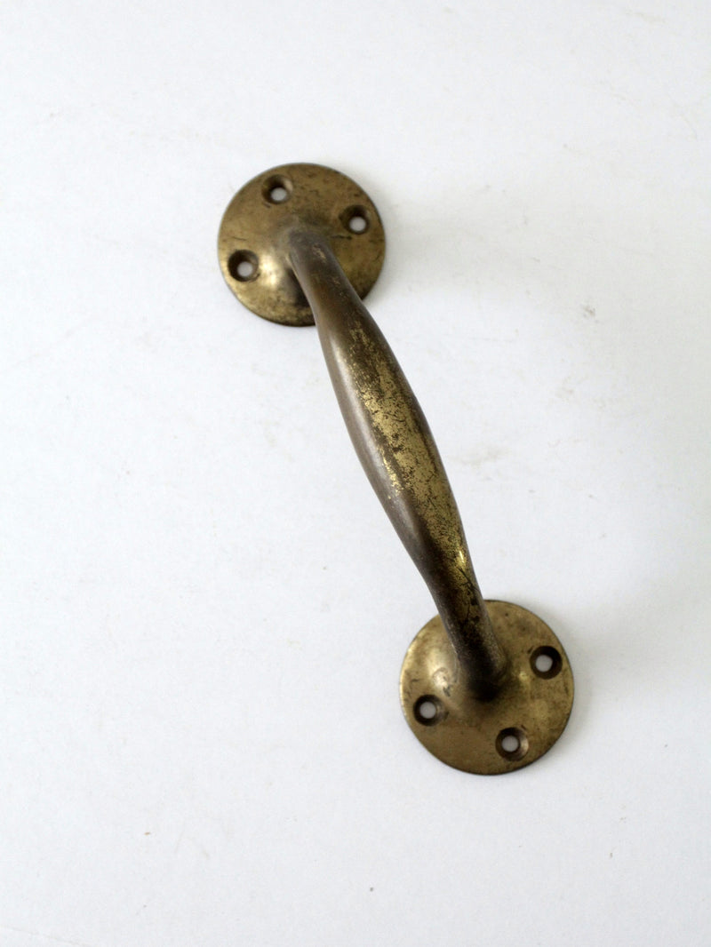 vintage brass door handle