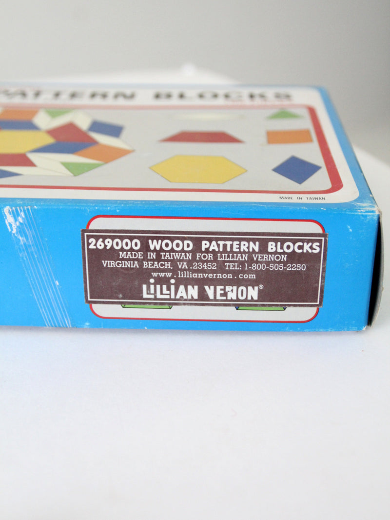 vintage Lillian Vernon pattern blocks