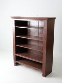 antique bookcase shelving