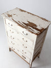 antique white highboy dresser