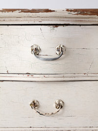 antique white highboy dresser