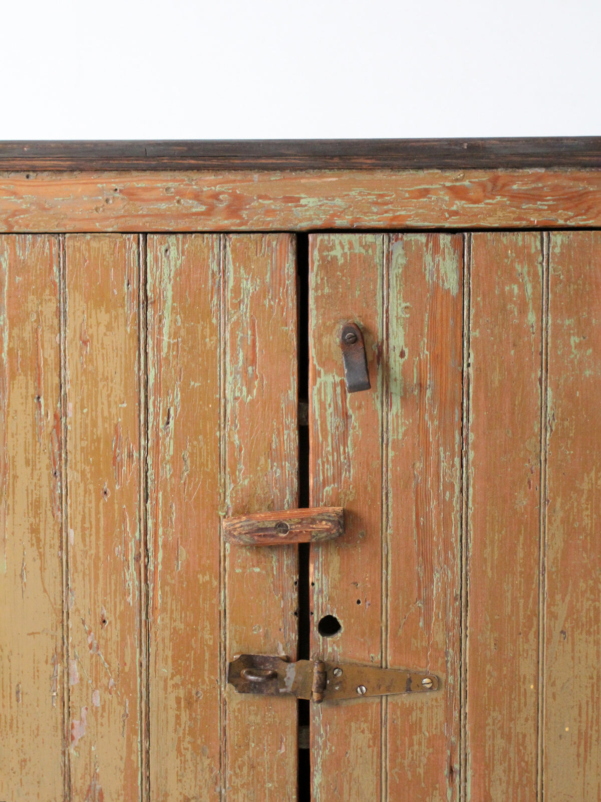 antique primitive cabinet