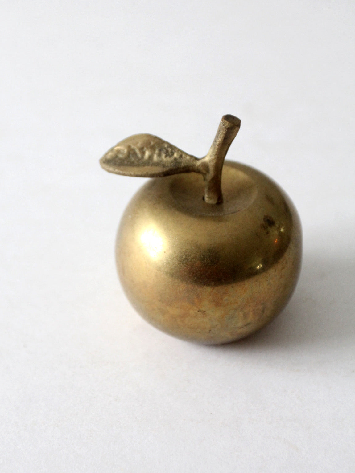 mid-century brass apple bell