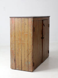 antique primitive cabinet